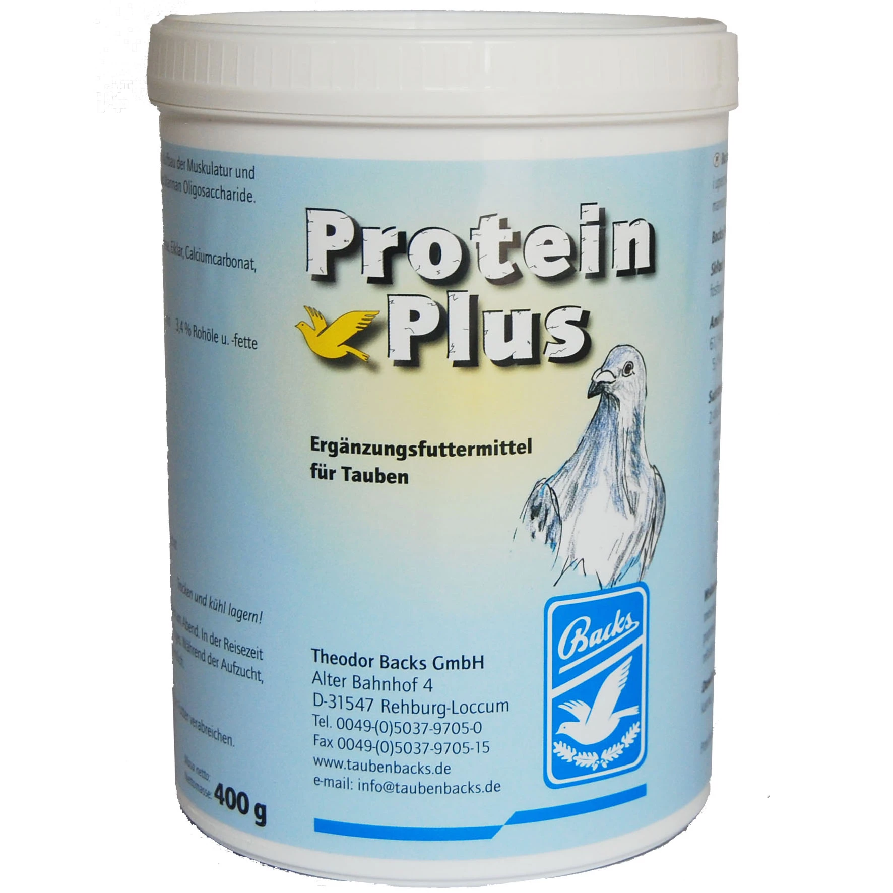 Backs Protein Plus 400g 1 Backs Protein Plus 400g
