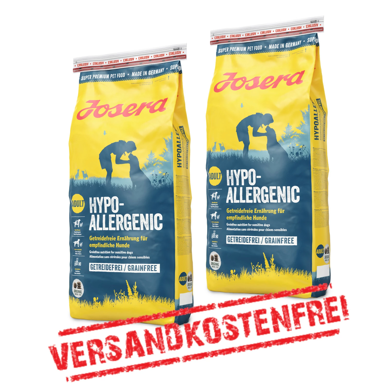 Josera Hypoallergenic 2er-Pack 30kg 1 Josera Hypoallergenic 2er-Pack 30kg