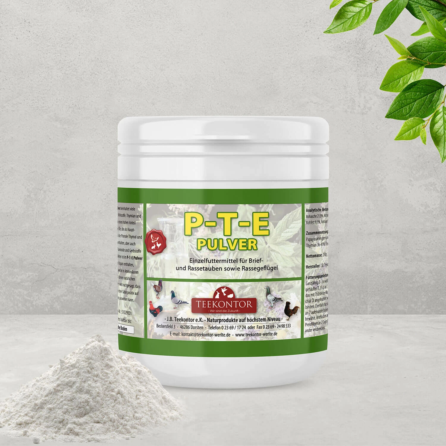 Teekontor P-T-E Pulver 250g 1 Teekontor P-T-E Pulver 250g