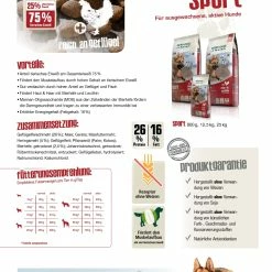 Bewital Bewi Dog Sport 25kg 7 Bewital Bewi Dog Sport 25kg -Tier Futter Laden sportzusammenfassung