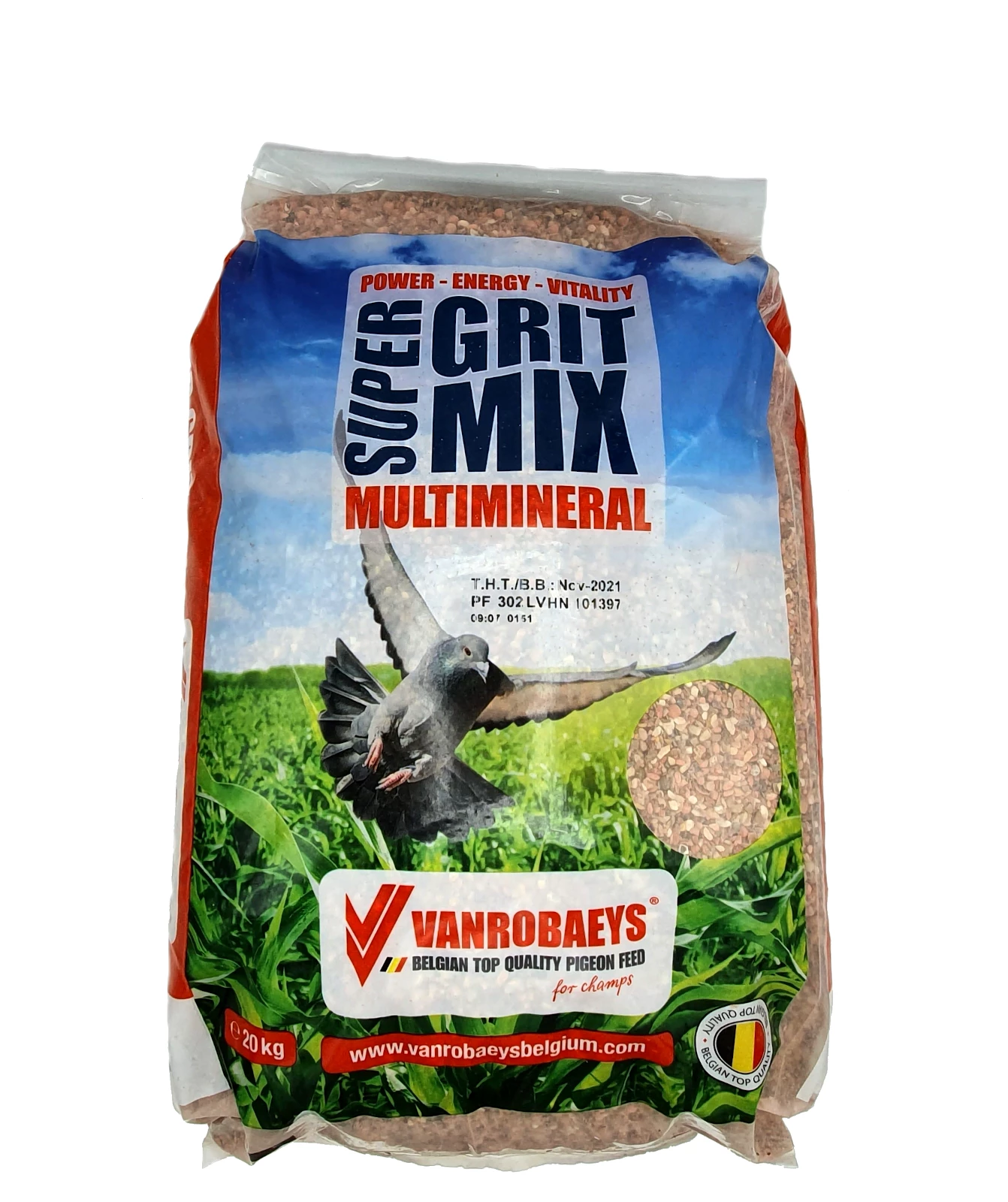 Vanrobaeys Super Grit Mix 20kg 2 Vanrobaeys Super Grit Mix 20kg – Bild 2